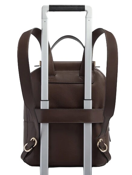 CIRCLE Leather backpack dark walnut suede - Women&rsquo;s Bags
