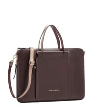 PIQUADRO CIRCLE 14" leather laptop bag - Work Briefcases