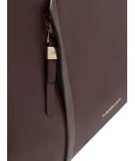 PIQUADRO CIRCLE 14" leather laptop bag burgundy/pink - Work Briefcases - 6