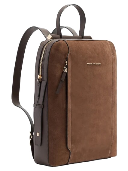 CIRCLE  CIRCLE Backpack for pc 14 "PC / iPad Air - iPad Pro 9.7 / iPad 11" dark walnut suede - Laptop backpacks