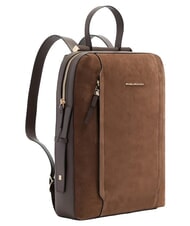 PIQUADRO CIRCLE  CIRCLE Backpack for pc 14 "PC / iPad Air - iPad Pro 9.7 / iPad 11" dark walnut suede - Laptop backpacks - 2