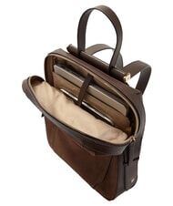 PIQUADRO CIRCLE  CIRCLE Backpack for pc 14 "PC / iPad Air - iPad Pro 9.7 / iPad 11" dark walnut suede - Laptop backpacks - 4