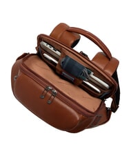 PIQUADRO W143 15.6" laptop backpack LEATHER - Backpacks & School and Leisure - 4