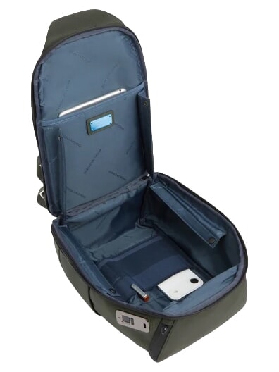 W145 One-shoulder backpack with 11" iPad holder GREEN - Backpacks & School and Leisure