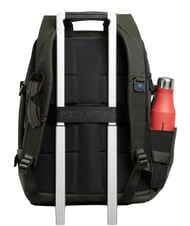 PIQUADRO W145 Travel backpack with 15.6" laptop holder GREEN - Backpacks & School and Leisure - 5
