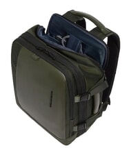 PIQUADRO W145 Travel backpack with 15.6" laptop holder GREEN - Backpacks & School and Leisure - 7