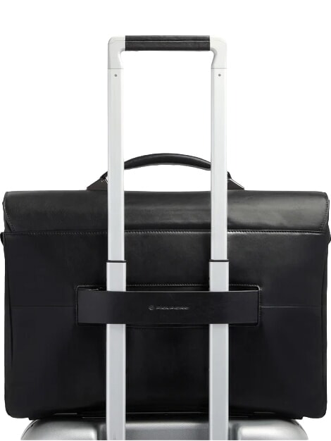 W143 15.6" laptop briefcase Black - Work Briefcases