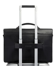PIQUADRO W143 15.6" laptop briefcase Black - Work Briefcases - 3