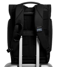 PIQUADRO W145 Roll-top backpack for 15.6" laptop Black - Backpacks & School and Leisure - 3