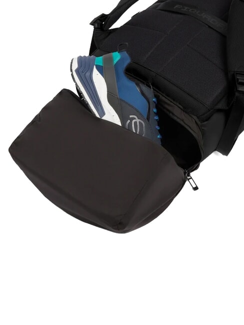 W145 Roll-top backpack for 15.6" laptop Black - Backpacks & School and Leisure