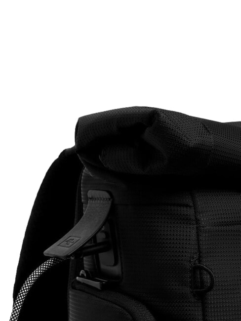 W145 Roll-top backpack for 15.6" laptop Black - Backpacks & School and Leisure