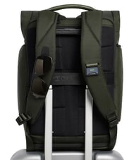 PIQUADRO W145 Roll-top backpack for 15.6" laptop GREEN - Backpacks & School and Leisure - 3