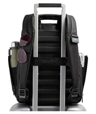 PIQUADRO W143 Travel backpack and 14" laptop holder Black - Backpacks & School and Leisure - 3
