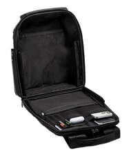 PIQUADRO W143 Travel backpack and 14" laptop holder Black - Backpacks & School and Leisure - 5
