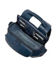PIQUADRO W143 Travel backpack and 14" laptop holder blue - Backpacks & School and Leisure - 4