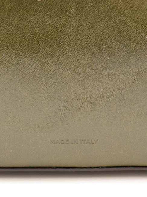 CECILIA Shoulder bag, in leather thyme abb gold - Women&rsquo;s Bags