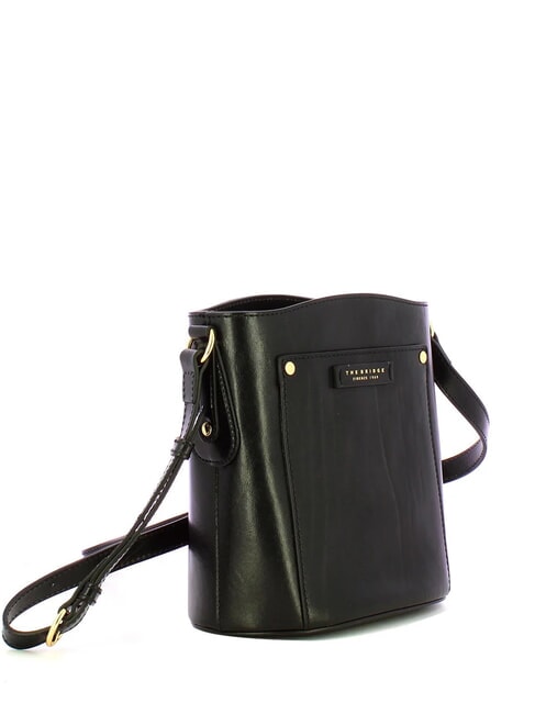 CECILIA Leather bucket bag Black Gold - Women&rsquo;s Bags
