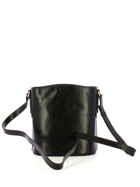 CECILIA Leather bucket bag Black Gold - Women&rsquo;s Bags