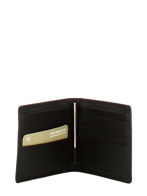 X1 Hammered leather wallet Black - Men&rsquo;s Wallets
