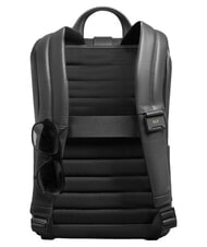 PIQUADRO RUSSEL 14" laptop backpack with flap Black - Backpacks & School and Leisure - 3