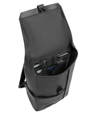 PIQUADRO RUSSEL 14" laptop backpack with flap Black - Backpacks & School and Leisure - 4