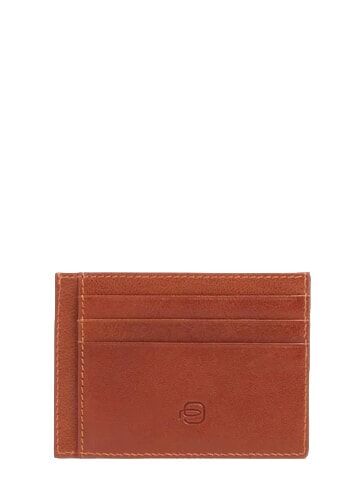 W143 Flat leather card holder LEATHER - Men&rsquo;s Wallets