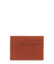 PIQUADRO W143 Flat leather card holder LEATHER - Men&rsquo;s Wallets - 2