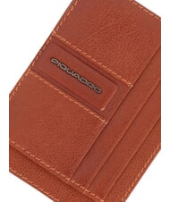 PIQUADRO W143 Flat leather card holder LEATHER - Men&rsquo;s Wallets - 3