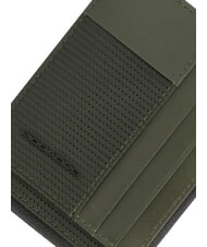 PIQUADRO W145 6-slot card holder GREEN - Men&rsquo;s Wallets - 3