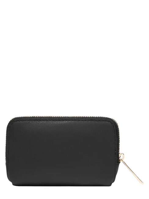 CIRCLE Leather zip key ring Black - Key holders