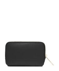 PIQUADRO CIRCLE Leather zip key ring Black - Key holders - 2