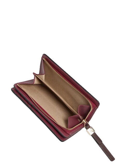 CIRCLE Medium Leather Wallet burgundy/pink - Women&rsquo;s Wallets