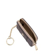 PIQUADRO CIRCLE Leather zip key ring burgundy/pink - Key holders - 4