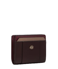 PIQUADRO CIRCLE Compact leather wallet burgundy/pink - Women&rsquo;s Wallets - 3