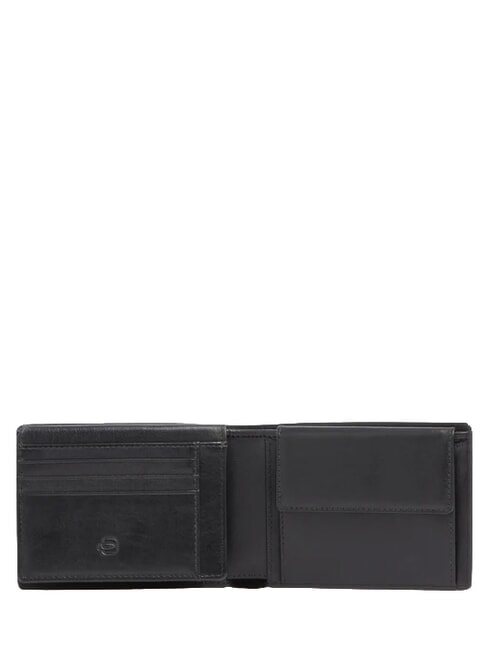 W143 Leather wallet with 7 compartments Black - Men&rsquo;s Wallets