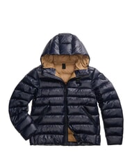 BLAUER ADAMS Short jacket, wadding padding blue int tobacco - Men's down jackets - 4