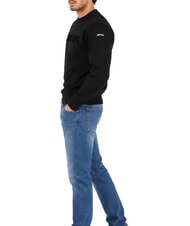 BLAUER CROSBY Crew neck sweatshirt with logo black - Men's Sweaters - 5