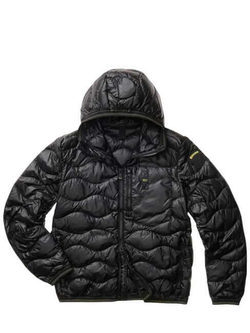 WAVE Short quilted down jacket black - Men's down jackets