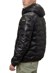 WAVE Short quilted down jacket black - Men's down jackets