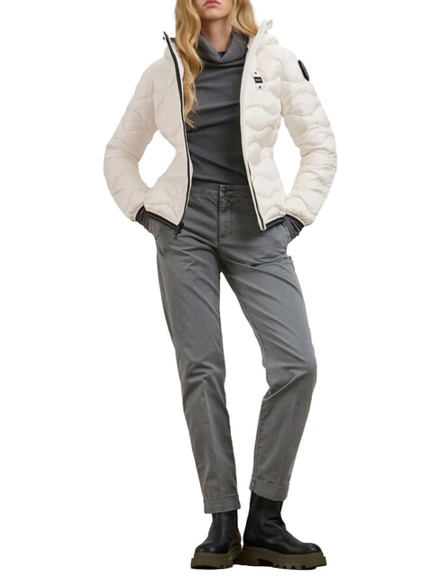 CAMELIA Short, feather-padded jacket optical white - Women's down jackets