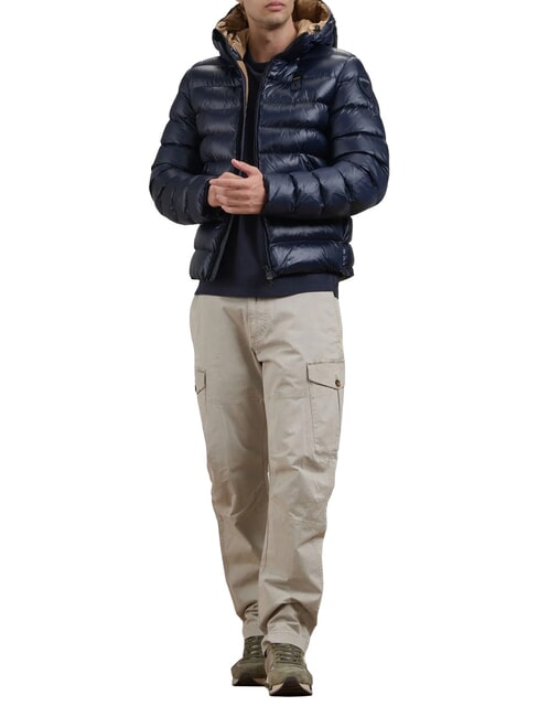 ADAMS Short jacket, wadding padding blue int tobacco - Men's down jackets