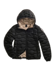 BLAUER CAMELIA Short, feather-padded jacket black beige interior 301 - Women's down jackets - 4