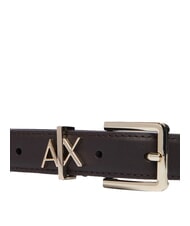 ARMANI EXCHANGE TONGUE Leather belt antagonist - Belts - 2
