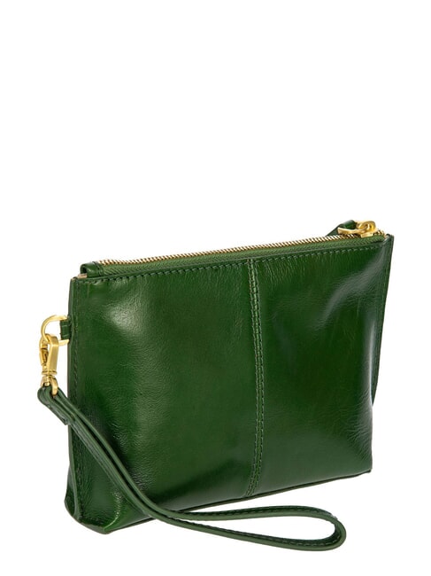 VOLTERRA Leather clutch bag Pine - Women&rsquo;s Bags