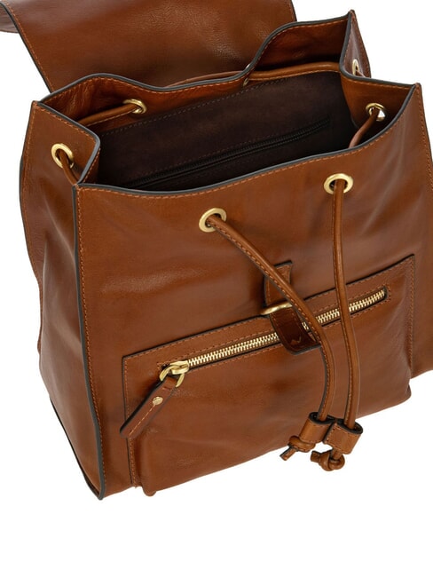 VOLTERRA Leather backpack tobacco - Women&rsquo;s Bags