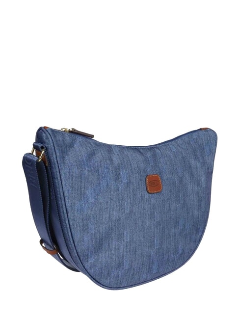 X-COLLECTION Small crescent bag jeans - Women&rsquo;s Bags