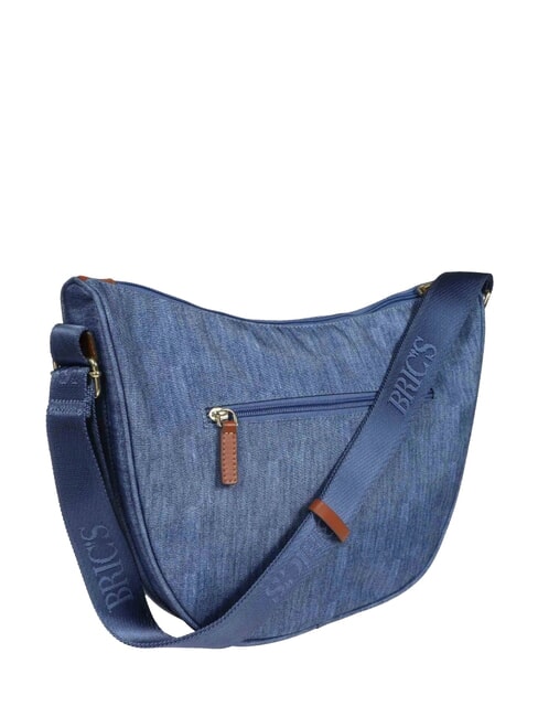 X-COLLECTION Small crescent bag jeans - Women&rsquo;s Bags