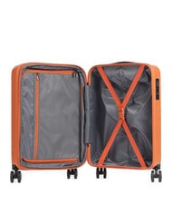 BRIC&rsquo;S NAUSICAA Expandable Hand Luggage Trolley ORANGE - Hand luggage - 2