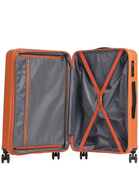 NAUSICAA Medium Trolley, Expandable ORANGE - Rigid Trolley Cases
