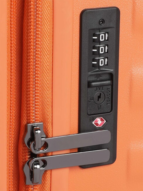 NAUSICAA Medium Trolley, Expandable ORANGE - Rigid Trolley Cases
